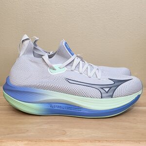 Mizuno Neo Vista Grey Blue Green Running Shoes J1GC2434-51 Men's Size 8